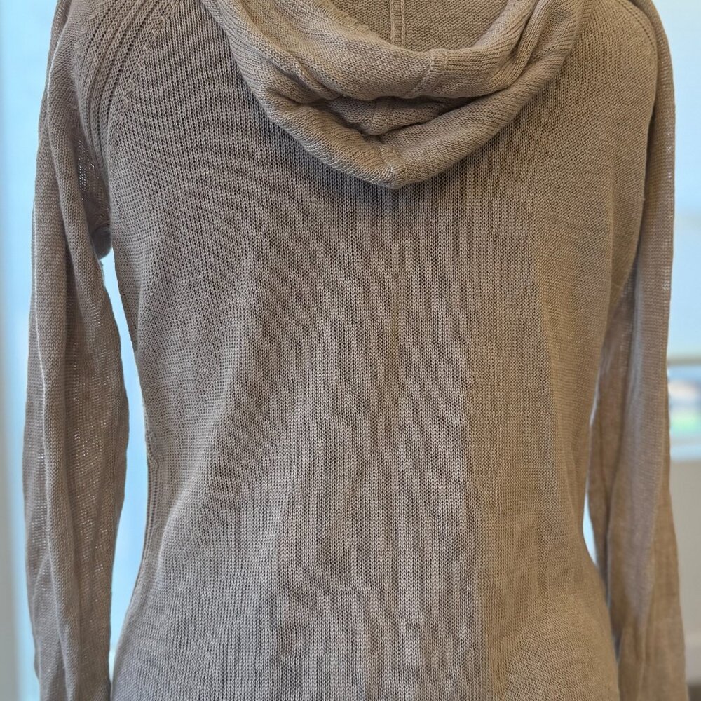Tommy Bahama 100% Linen Hooded Button Front Sweater Size Large - Picture 2 of 5